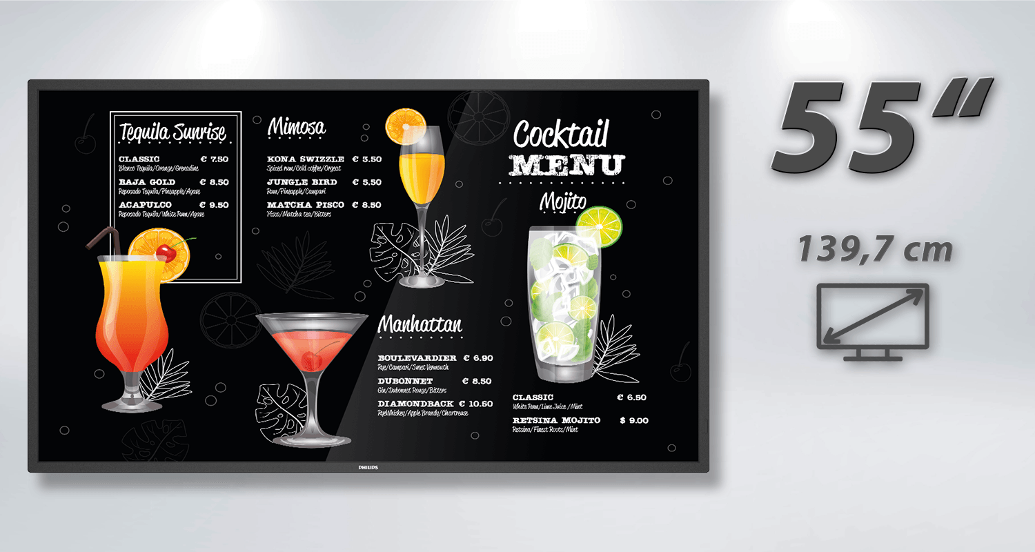 PROFESSIONAL Signage Philips P-Line 139,7 cm (55") 55BDL3117P - XIGNAGE.SHOP - Smart Digital Media Systems & Digital Signage Solutions