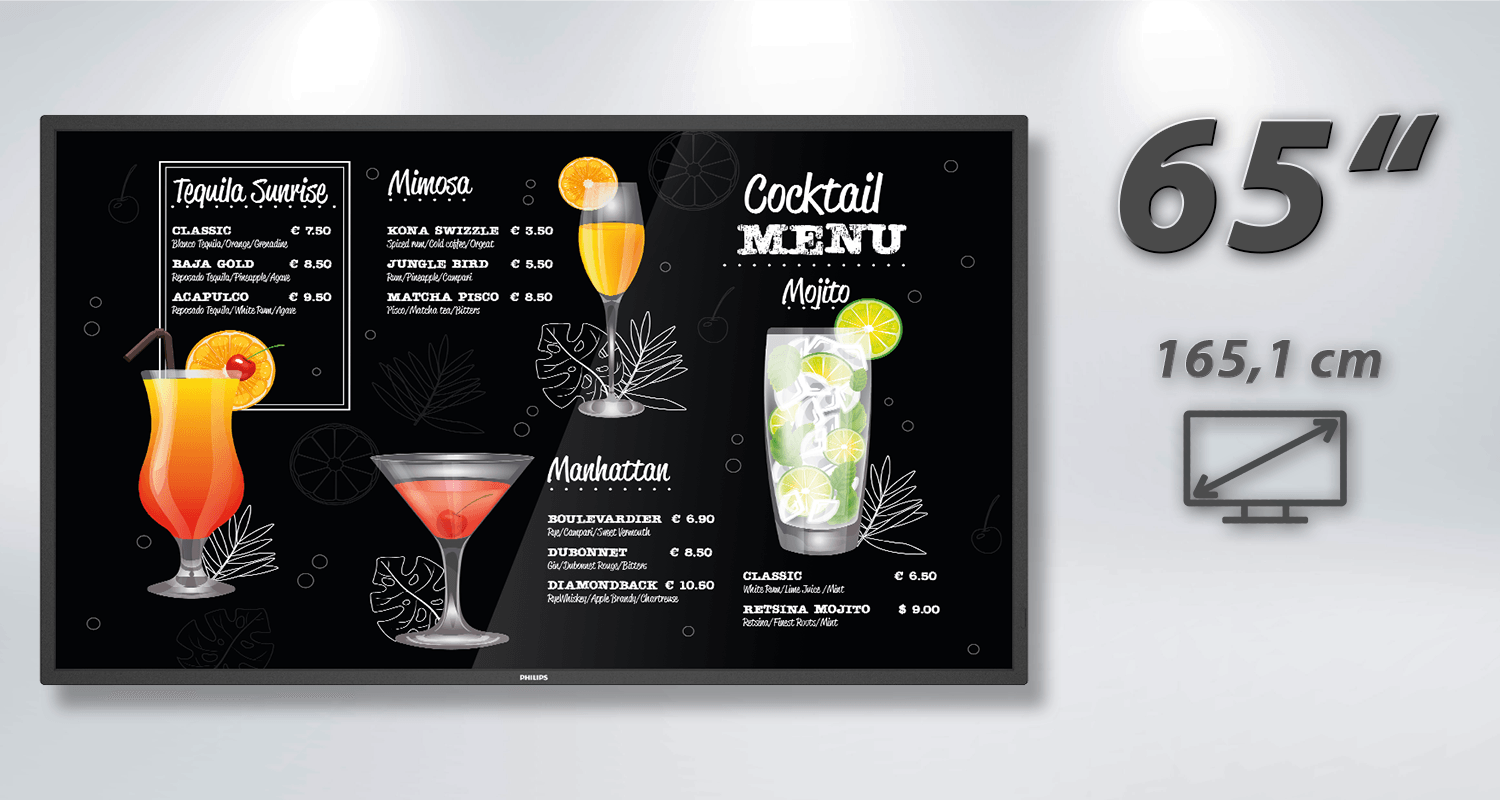 PROFESSIONAL Signage Philips P-Line 165,1 cm (65") 65BDL3117P - XIGNAGE.SHOP - Smart Digital Media Systems & Digital Signage Solutions