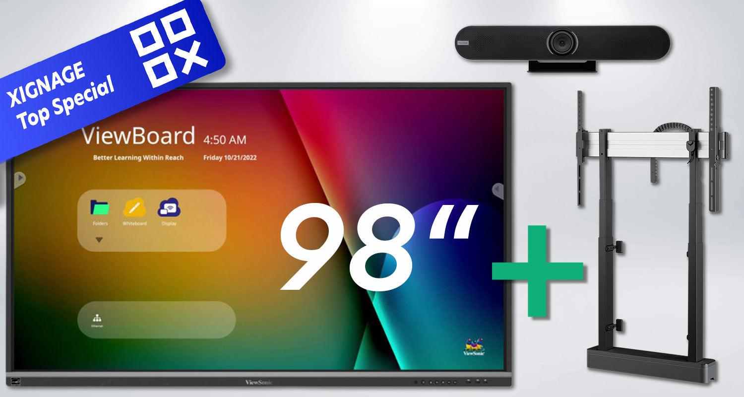 Konferenzraumtechnik Typ XXL | 247,17cm (98") - XIGNAGE.SHOP - Smart Digital Media Systems & Digital Signage Solutions