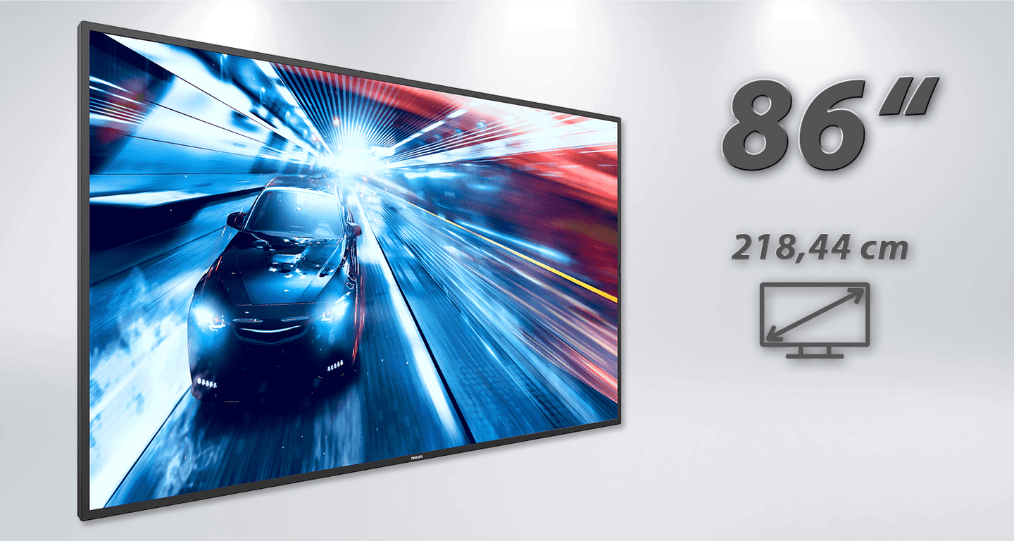 Philips Q-Line Display 217 cm (86") - Entry Digital Signage / 86BDL3511Q/00 - XIGNAGE.SHOP - Smart Digital Media Systems & Digital Signage Solutions